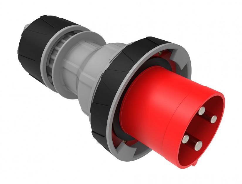Macho Industrial Volante 380V 125A 3P+TIP67 Libre de Halogenos 6013035 — FNX — FNX