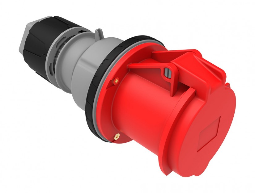 Hembra Industrial Volante 380V 63A 3P+N+T IP44 Libre de Halogenos 6212835 — FNX — FNX