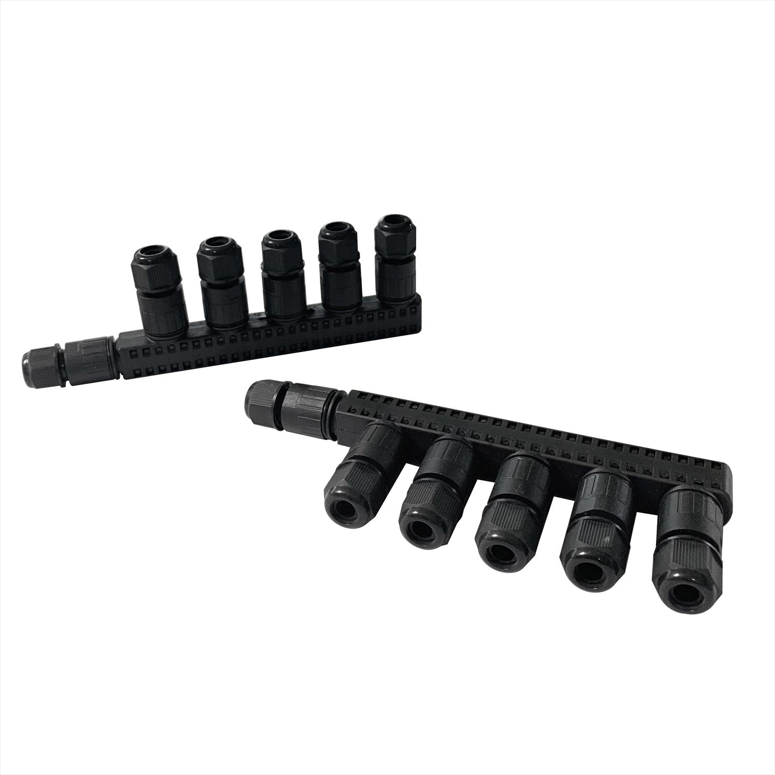 Conector para Cable 0.5-1.5mm 3P 5 Salidas 250V 13A IP68 (5 Unidades X Bolsa) 178520434 — FNX — FNX