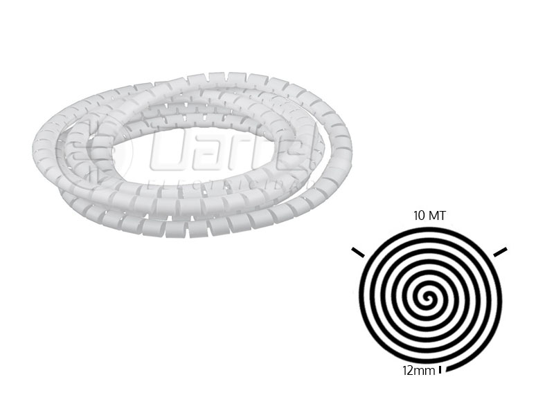 Espiral Blanco Libre Halogenos 12mm Rollo 10 Mts 2331234 — FNX — FNX