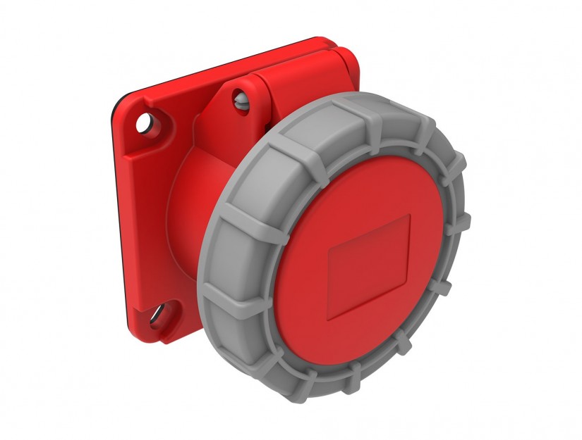 Hembra Industrial Embutida 380V 16A 3P+T IP67 Libre de Halogenos 6310635 — FNX — FNX