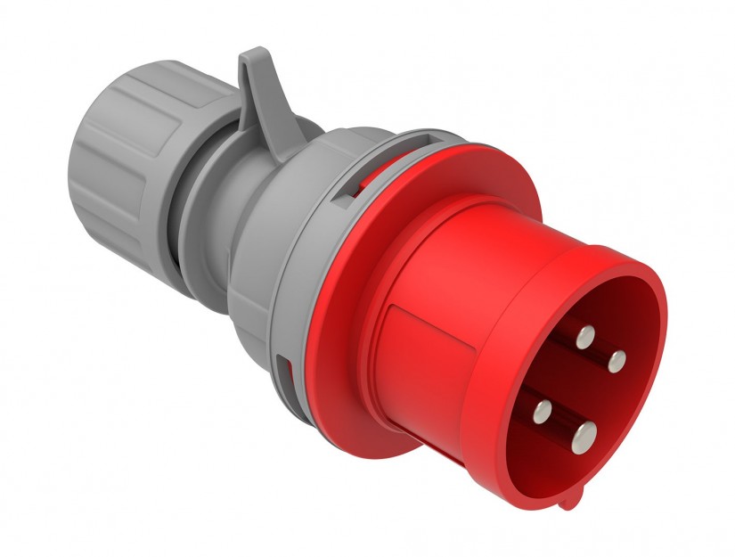 Macho Industrial Volante 380V 16A 3P+T IP44 Libre de Halogenos 6011035 — FNX — FNX