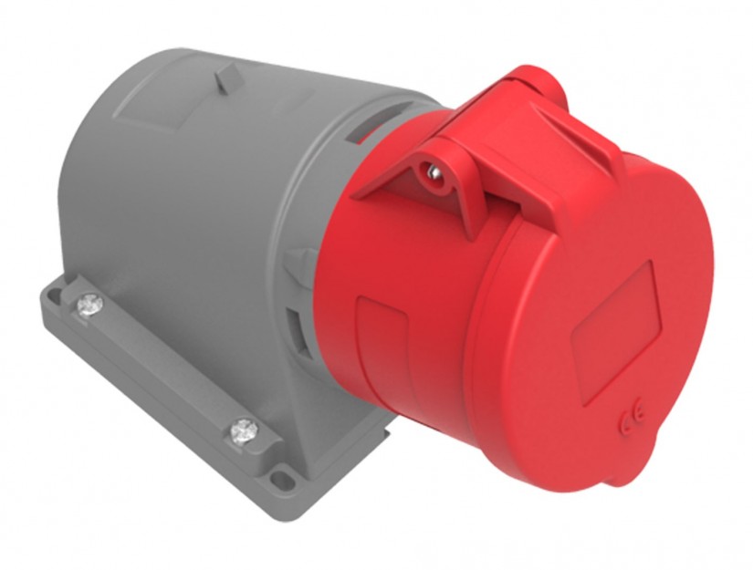 Enchufe Industrial IP44, Libre de Halogenos, Hembra Sobrepuesta, Bemis 6111235 — FNX — FNX