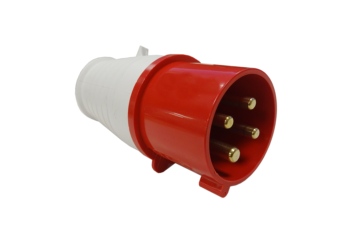 Macho Industrial Volante 380V 32A 3P+T FX-6024 602434 — FNX — FNX