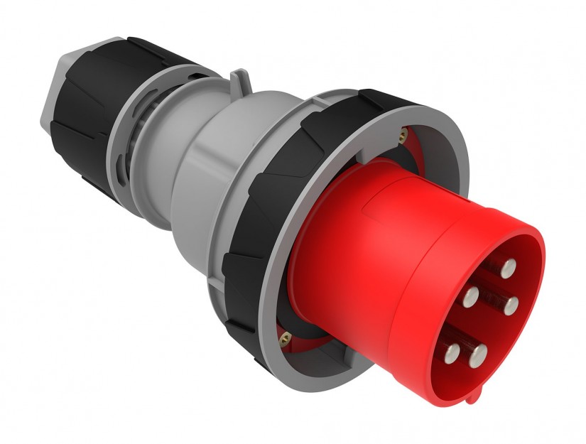 Macho Industrial Volante 380V 63A 3P+N+TIP67 Libre de Halogenos 6012435 — FNX — FNX