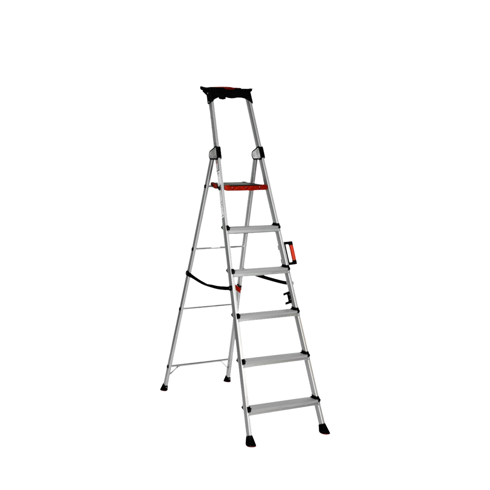 Escalera Tipo Tijera Aluminio con Bandeja 150kg 2,10 Mts 1032034 — FNX — FNX