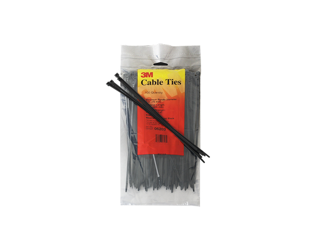 Amarracables Negro 38cm 8061146963 — 3m — 3M