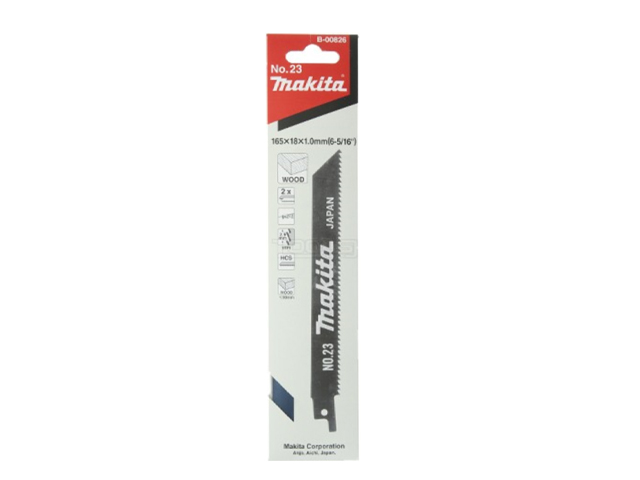 Hoja Sierra Sable 23 9T X 165mm Mad B-00826 — Makita — Makita
