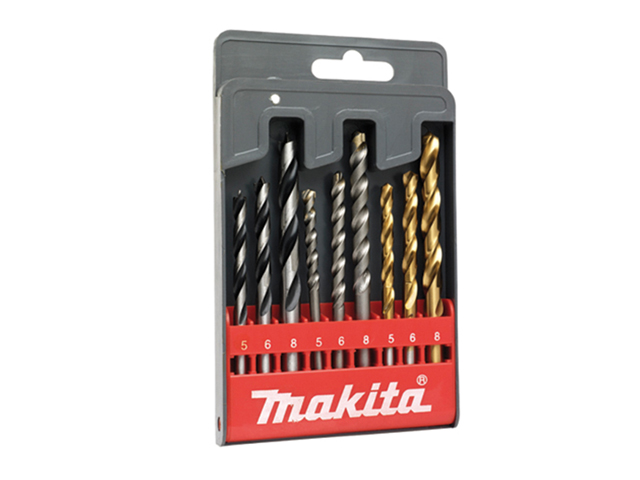 Set Brocas Metal/mad/concr 3-6-8mm 9UN D-08660 — Makita — Makita