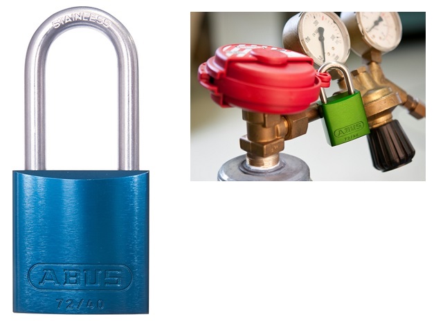 Candado Bloqueo al Anod Arco 40mm Azul 06280-3 — Abus — Abus