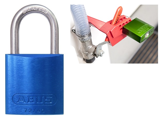 Candado Bloqueo al Anod Arco 26mm Azul 06253-7 — Abus — Abus