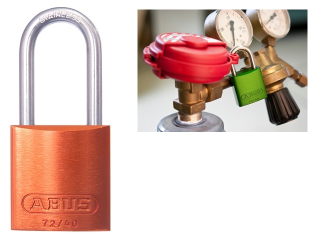 Candado Bloqueo al Anod Arco 40mm Naranj 83585-8 — Abus — Abus