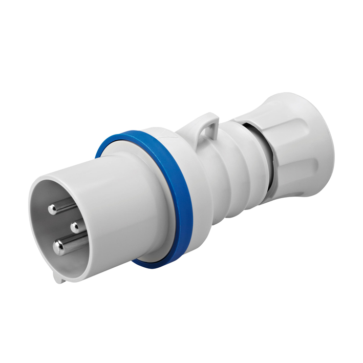 Macho Volante 2P+T 32A 250V 6H Azul IP44 GW60015H — Gewiss — Gewiss