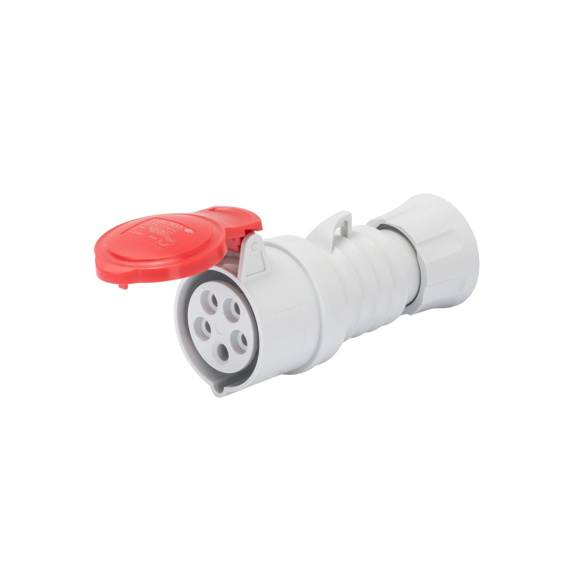 Enchufe Hembra Industrial Volante 380V 16A 3P+T+N IP44/54 GW62009H — Gewiss — Gewiss