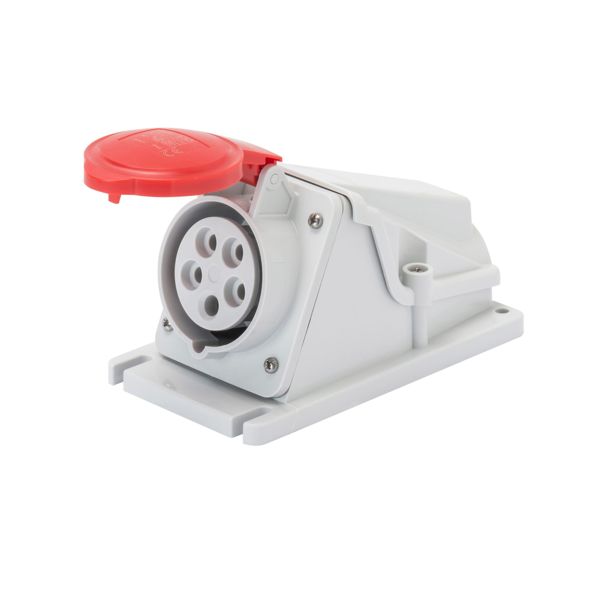 Enchufe Hembra Industrial Sobrepuesto 380V 32A 3P+N+T IP44 GW62493 — Gewiss — Gewiss
