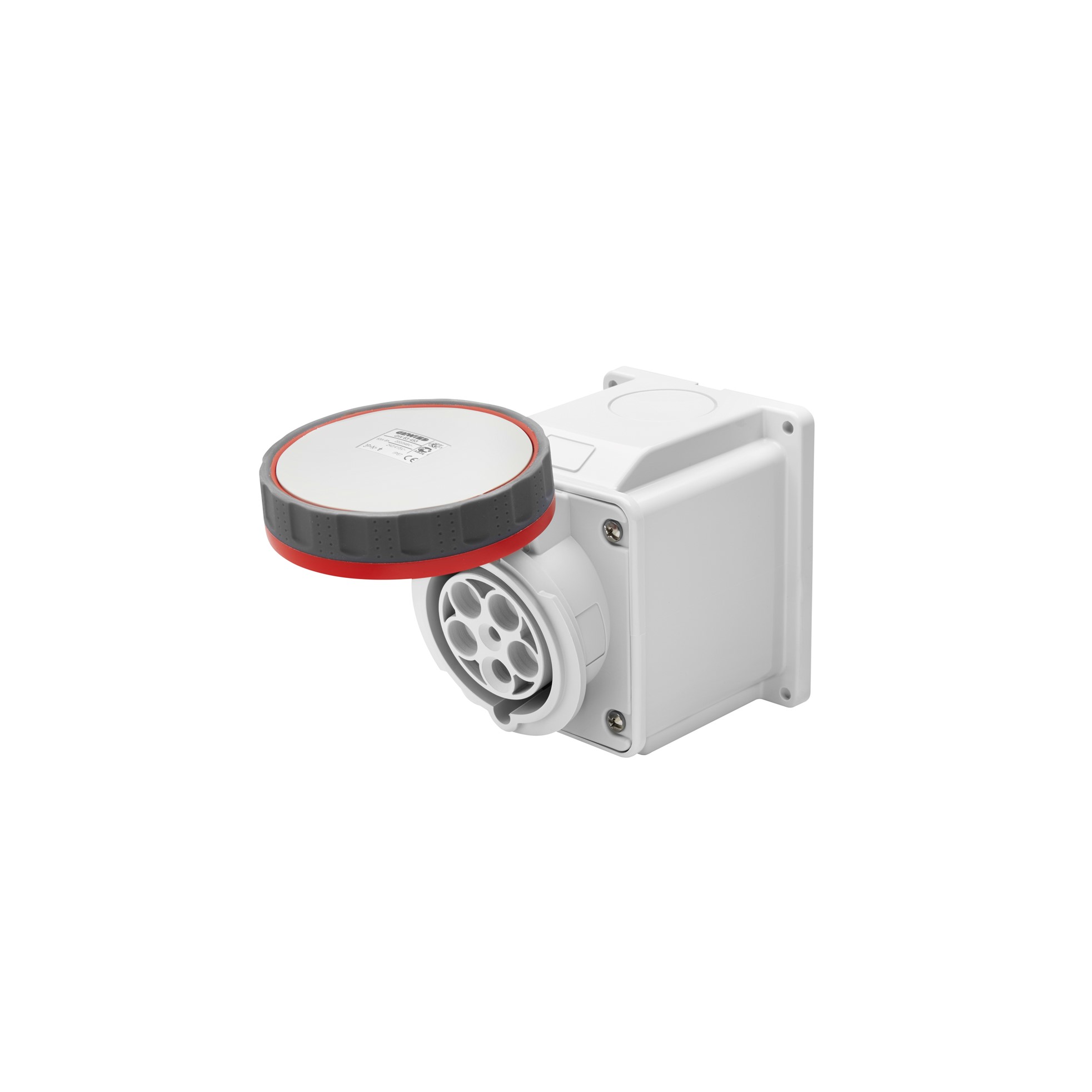 Enchufe Hembra Industrial Sobrepuesto 380V 63A 3P+T IP67 GW63452 — Gewiss — Gewiss