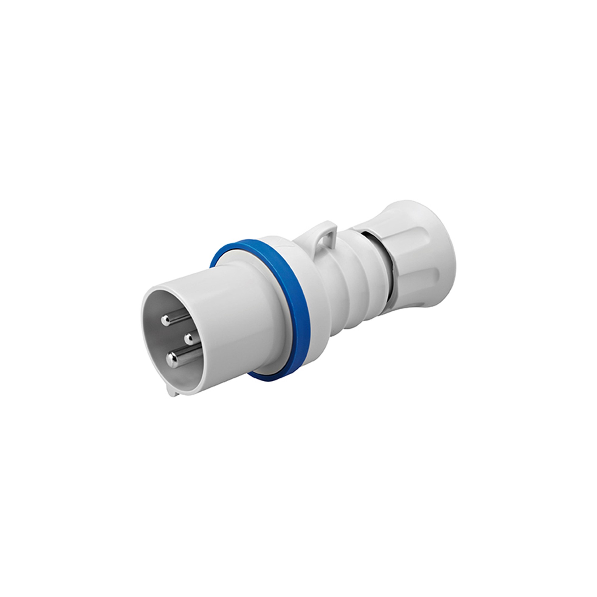 Macho Industrial Volante 220V 16A 2P+T IP44/54 Azul Tornillo GW60004H — Gewiss — Gewiss