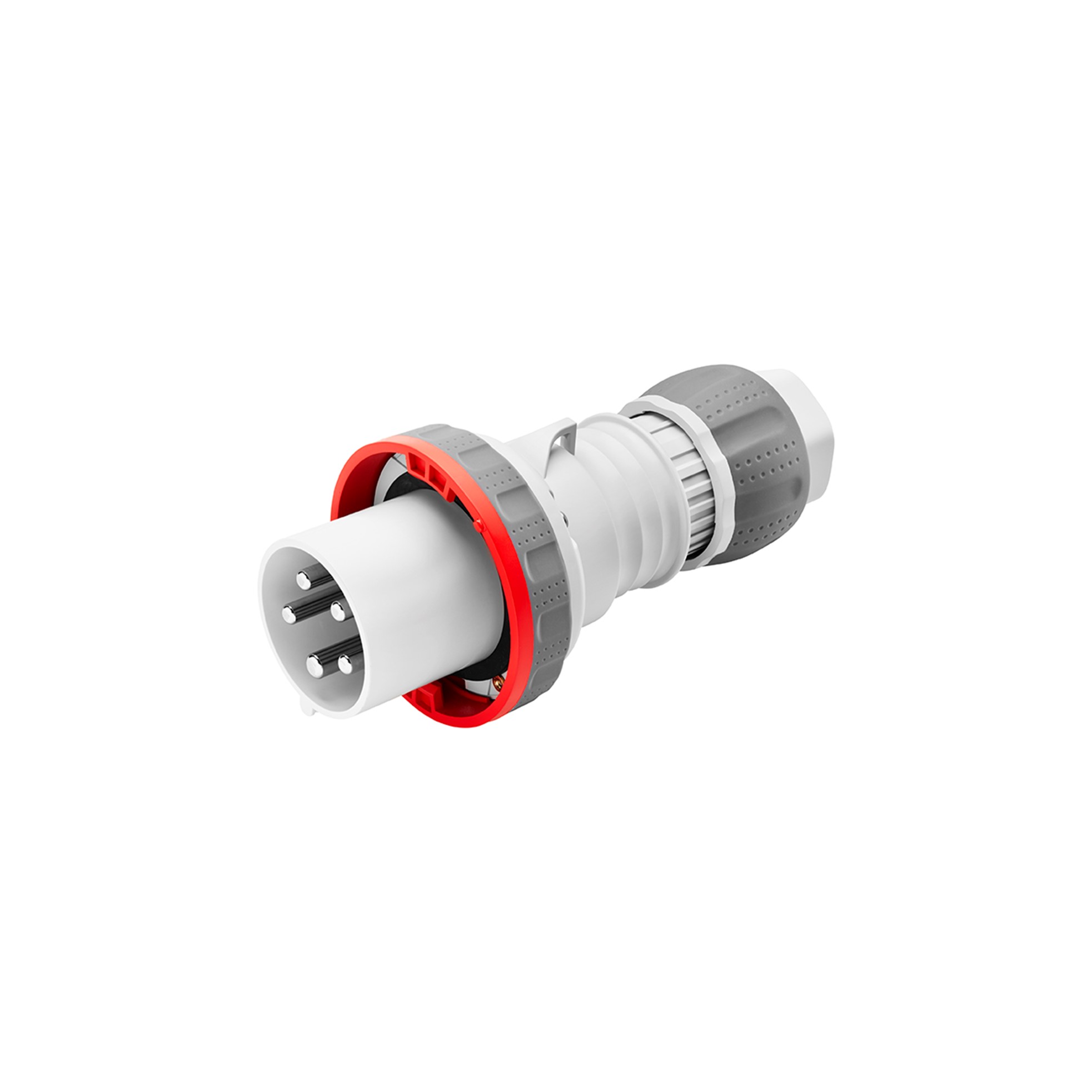 Macho Industrial Volante 380V 63A 3P+N+T IP66/69 Rojo Libre Mantencion GW61053H — Gewiss — Gewiss