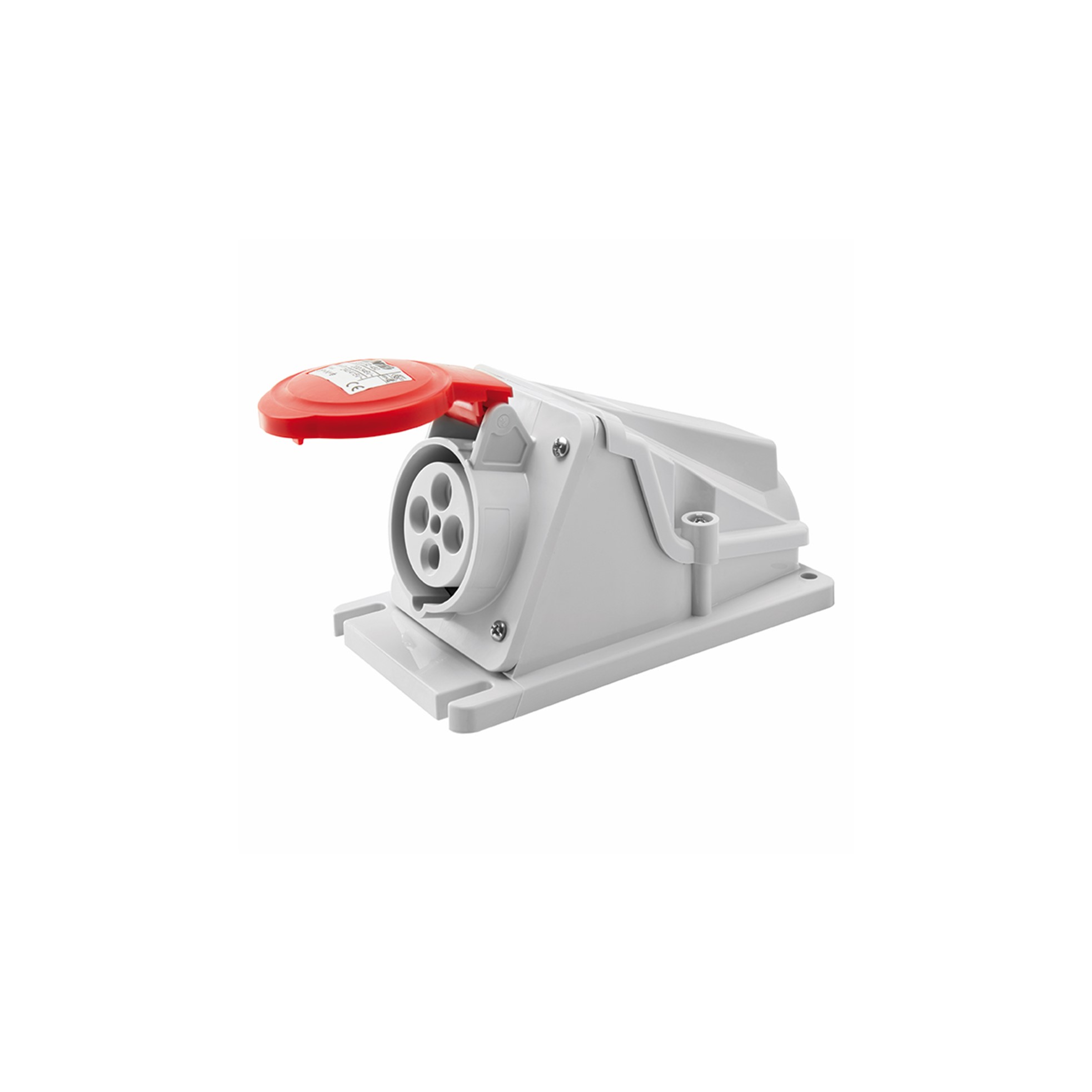Enchufe Hembra Industrial Sobrepuesto 380V 32A 3P+N IP44 GW62492 — Gewiss — Gewiss