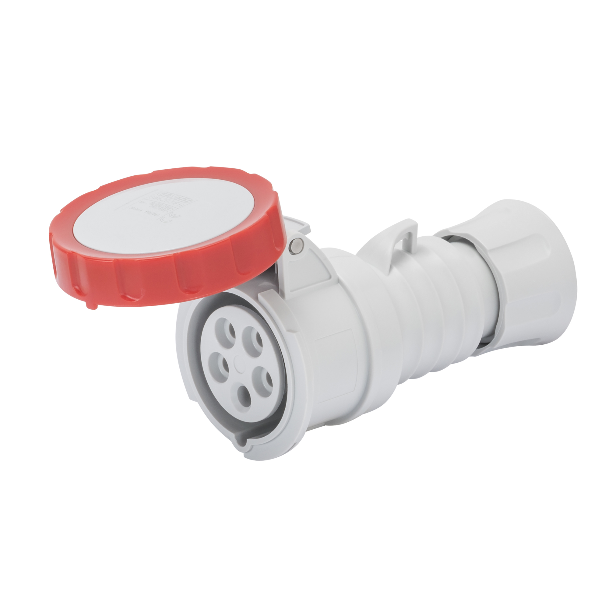 Enchufe Hembra Industrial Volante 380V 16A 3P+T+N IP66/69 GW62031H — Gewiss — Gewiss