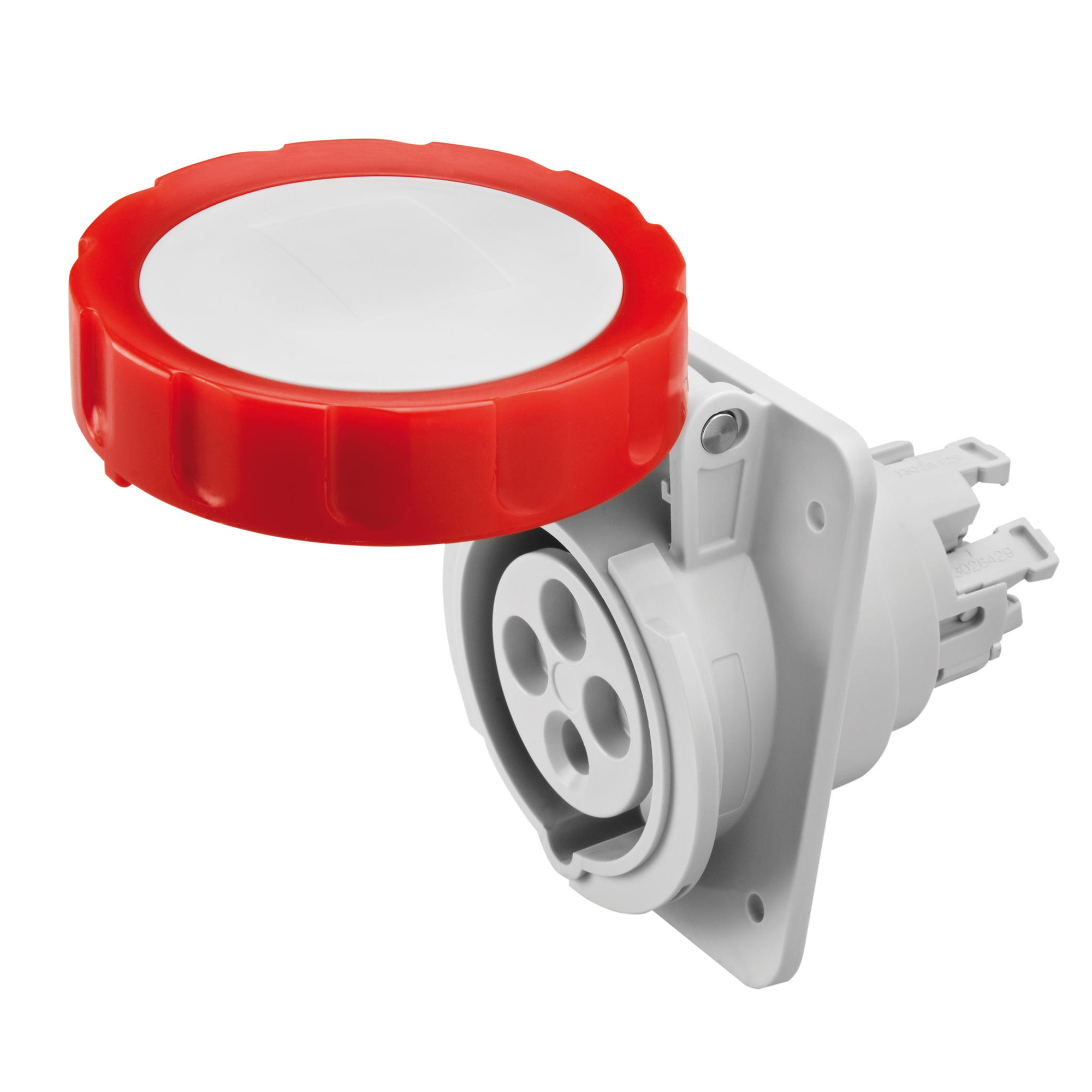 Enchufe Hembra Industrial Embutido 380V 16A 3P+T IP66/67 GW62231FH — Gewiss — Gewiss