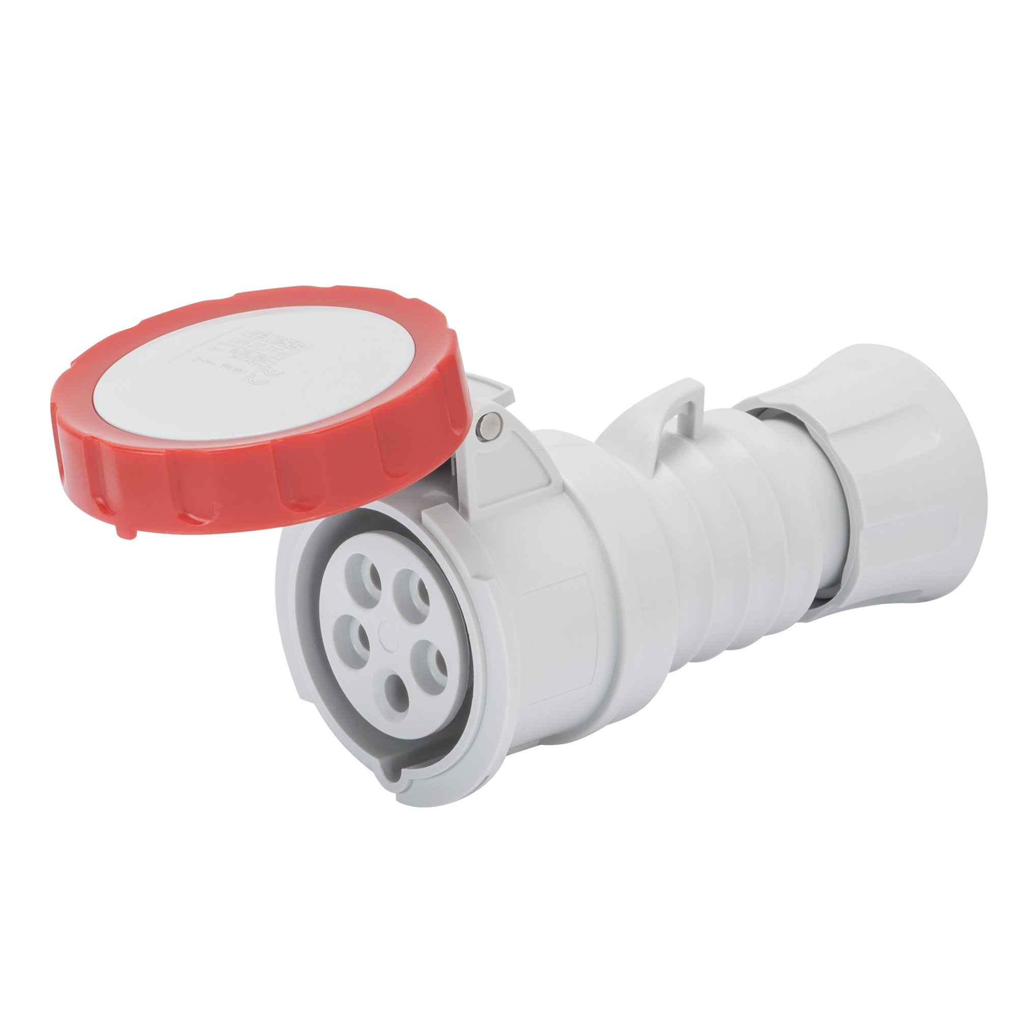 Enchufe Hembra Industrial Volante 380V 16A 3P+T+N IP66/69 GW62031FH — Gewiss — Gewiss