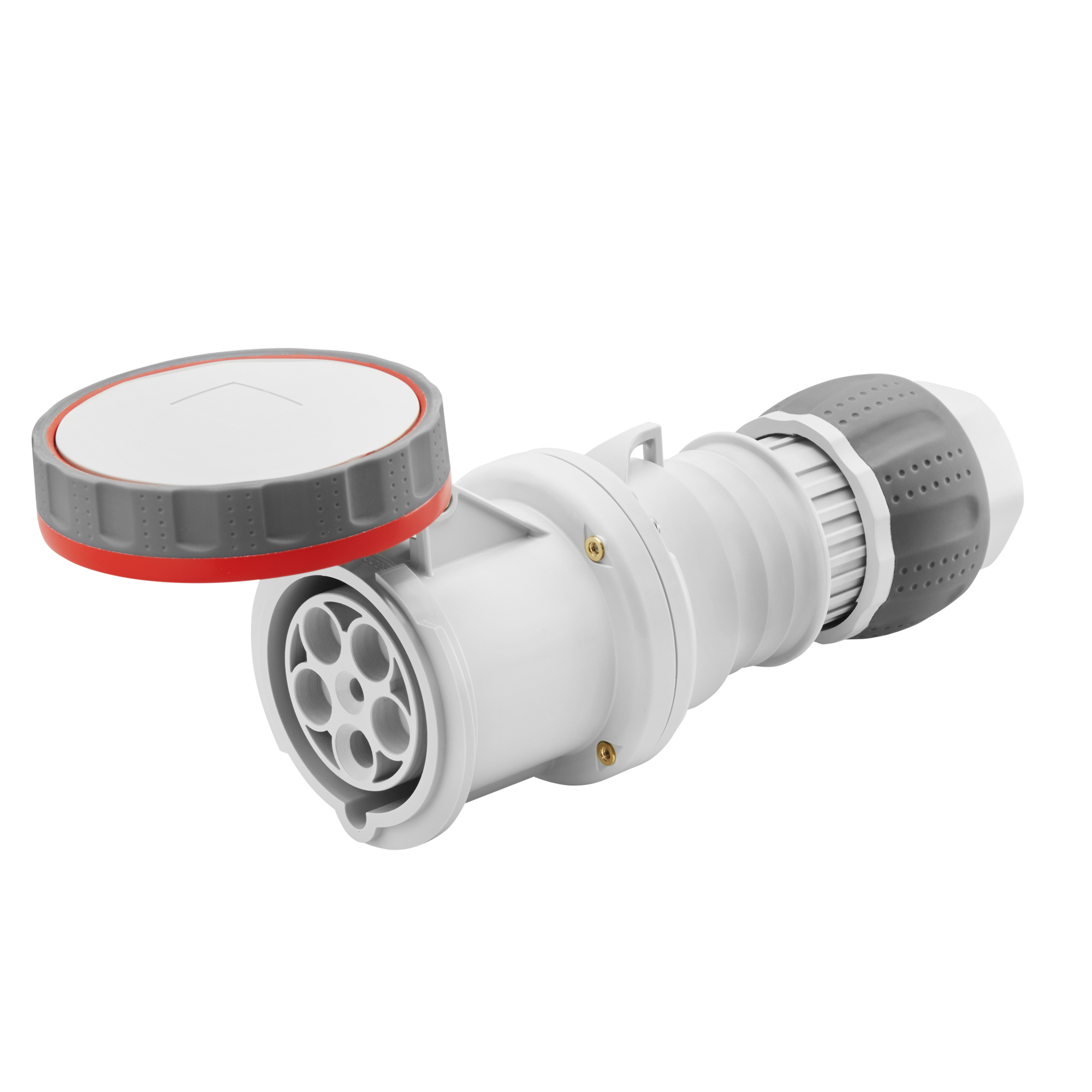 Enchufe Hembra Industrial Volante 380V 125A 3P+T IP66/69 GW62060H — Gewiss — Gewiss