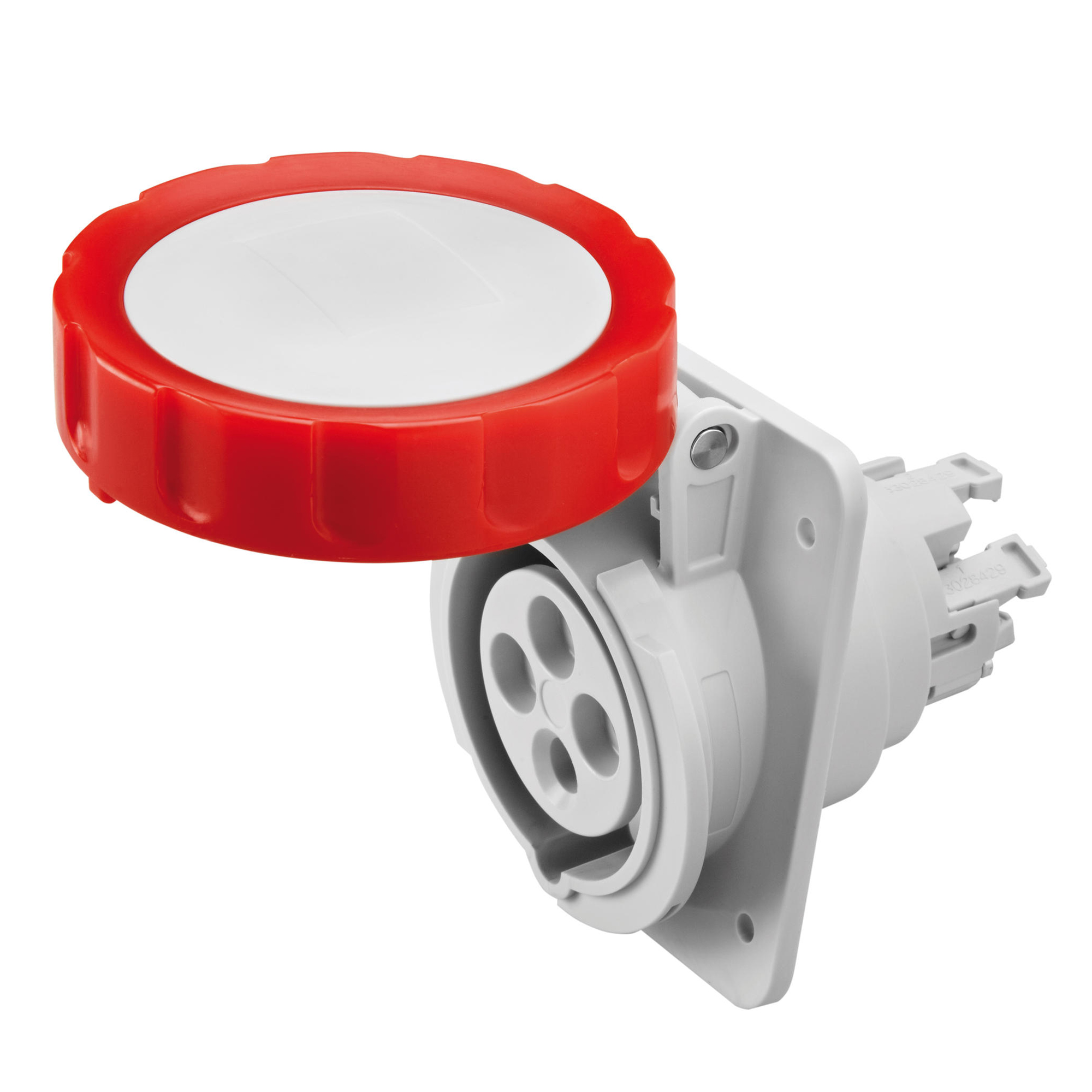 Enchufe Hembra Industrial Embutido 380V 32A 3P+T IP66/67 GW62242FH — Gewiss — Gewiss