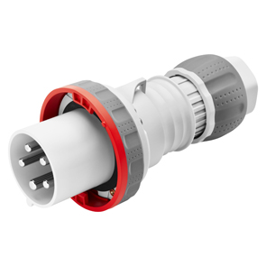 Macho Industrial Volante 380V 63A 3P+T IP66/69 Rojo Libre Mantencion GW61052H — Gewiss — Gewiss