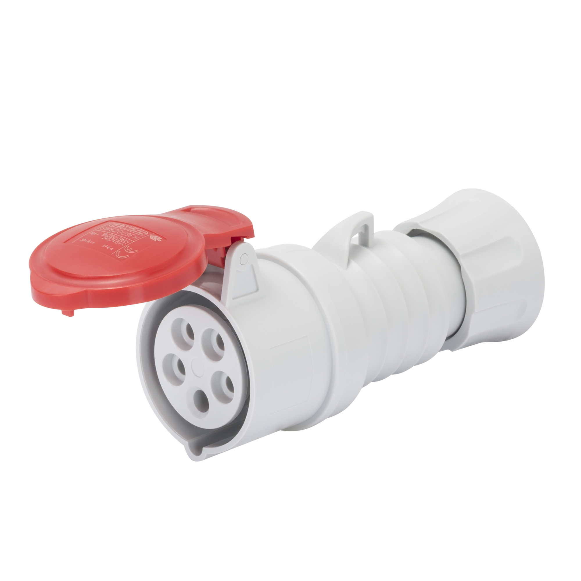Enchufe Hembra Industrial Volante 380V 16A 3P+T+N IP44/54 GW62009FH — Gewiss — Gewiss