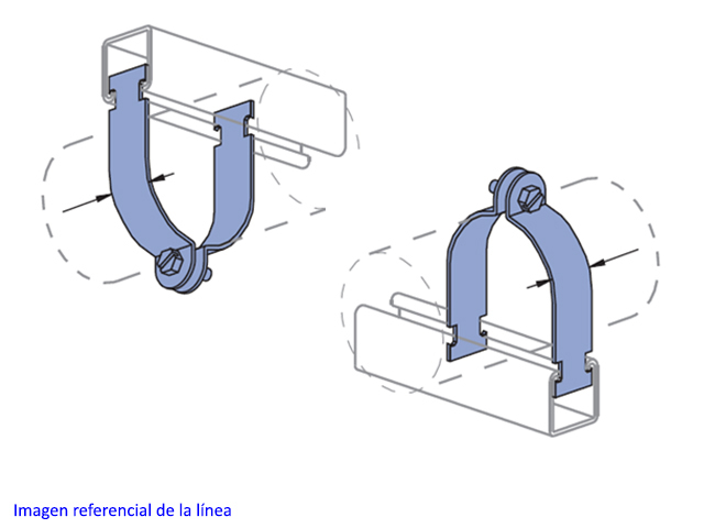 Abrazadera UNISTRUT RUC 1.1/4 (HG) P1114 HG Unistrut — Unistrut