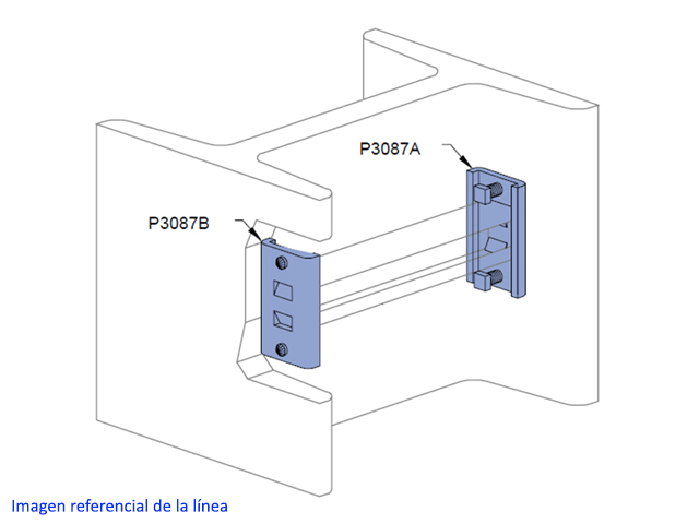 Abrazadera INTERIOR VIGA P-3087 EG P3087 EG Unistrut — Unistrut