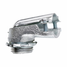 Ch Conector Curvo 90° Para Flex. Sin Pvc S/ Ais. 1/2ZINC Die Cast 736 — Crouse Hinds — Crouse Hinds