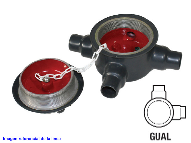 Ch Caja Gual al Con Pvc Exp 2SAL 2 GUAL69-DBR — Crouse Hinds — Crouse Hinds
