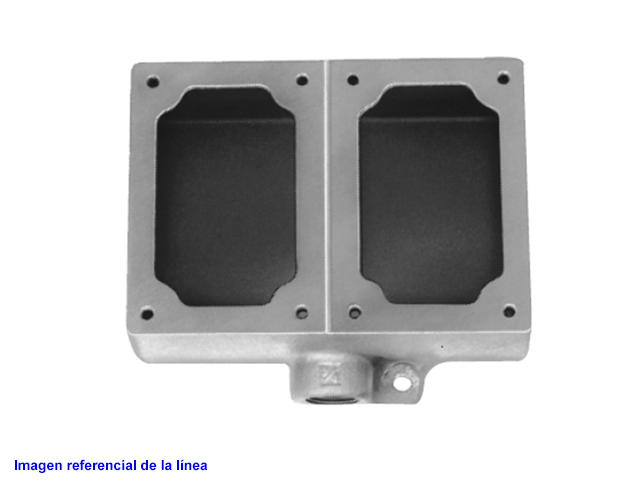 Ch Caja Doble Fe Para Est Ctrl 1SAL 1/2 EDS172 — Crouse Hinds — Crouse Hinds