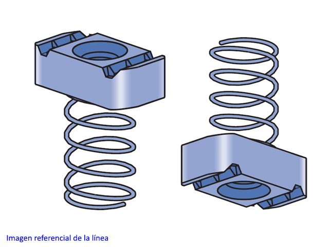 Tuerca Resorte 3/8A/inox P-1008U Ss P1008U Ss — Unistrut — Unistrut