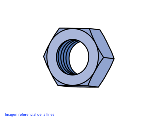 Tuerca Hexagonal 3/8 HHXN037 Eg — Unistrut — Unistrut