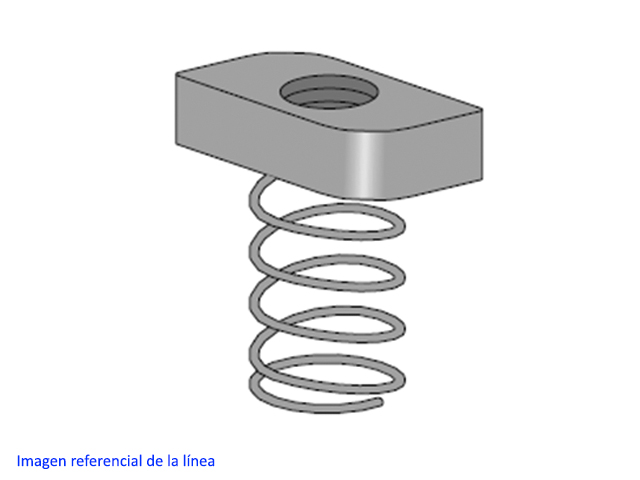 Tuerca Resorte 3/8 F/vidr F-1008 Ve F1008 — Unistrut — Unistrut