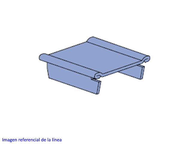 Tapa Metal Ext/riel P-1280 Eg P1280 Eg — Unistrut — Unistrut