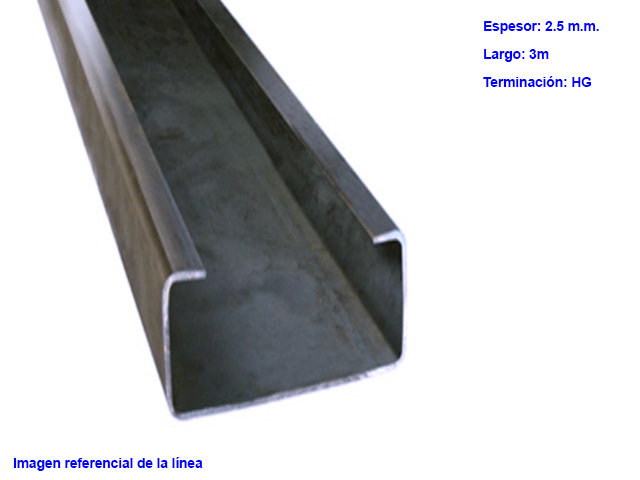Perfil 35x42x3000x2.5mm (HG) 337411288 — Otras Marcas