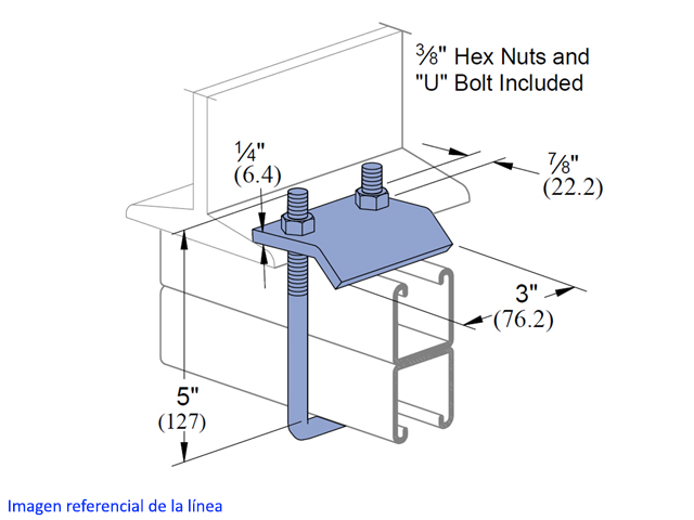 Mordaza a Viga Refor P-2786 Eg P2786 Eg — Unistrut — Unistrut