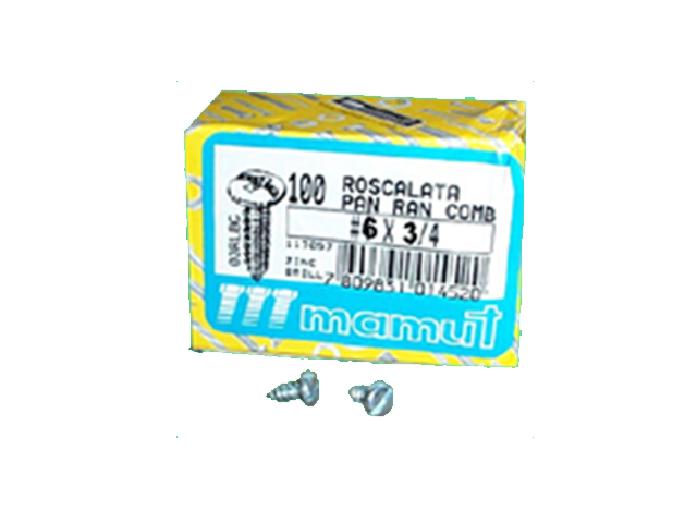 Roscalata 6X 3/4 Con Comb 12 Rlbc X100 Unid 12RLBC — Mamut — Mamut