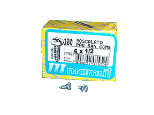 Roscalata 6X 1/2 Con Comb 10 Rlbc X 100 Unid 10RLBC — Mamut — Mamut