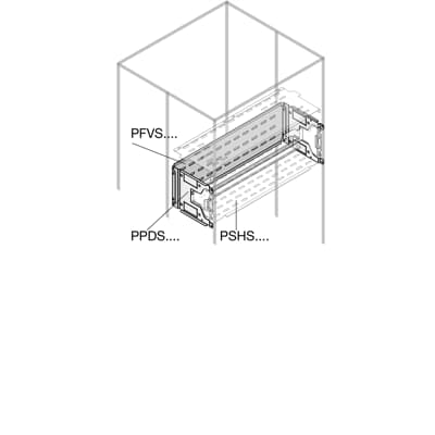 Separador Frontal Para Modulares H=200mm A=600mm PFVS2062 — ABB — ABB