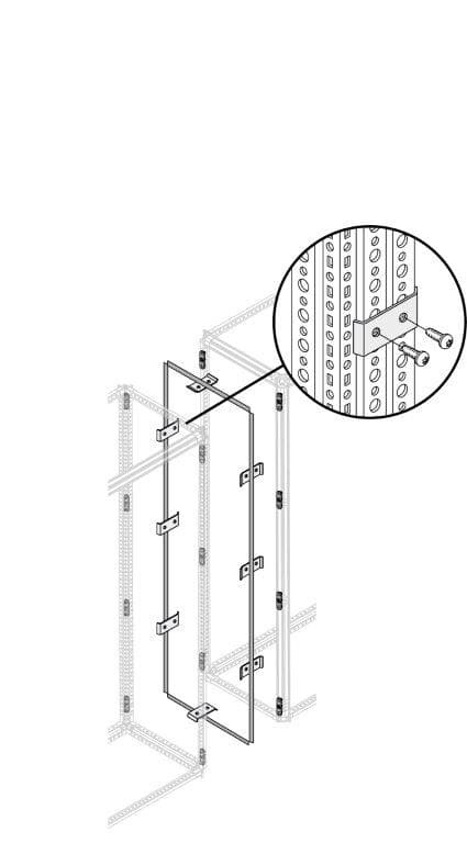 Kit para la Union de Estructuras Lateral /Posterior IP65 PSBS0065 — ABB — ABB