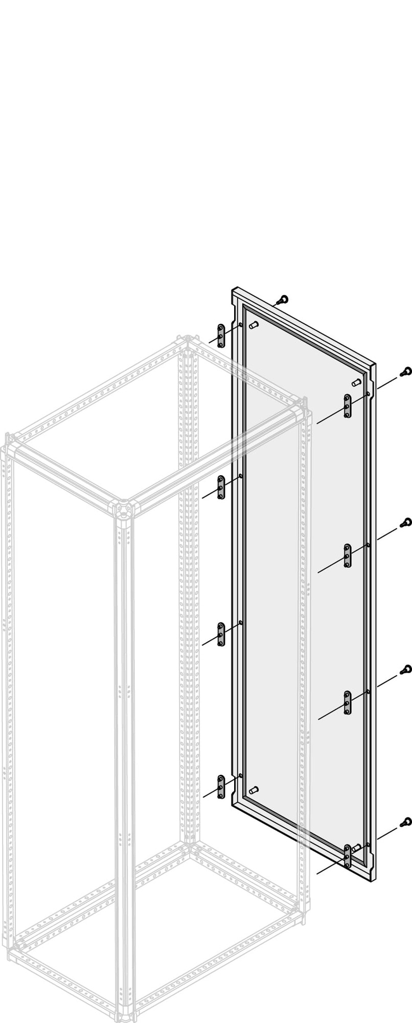 Panel Externo 2000x500mm PPEB2056 IP65 — ABB — ABB