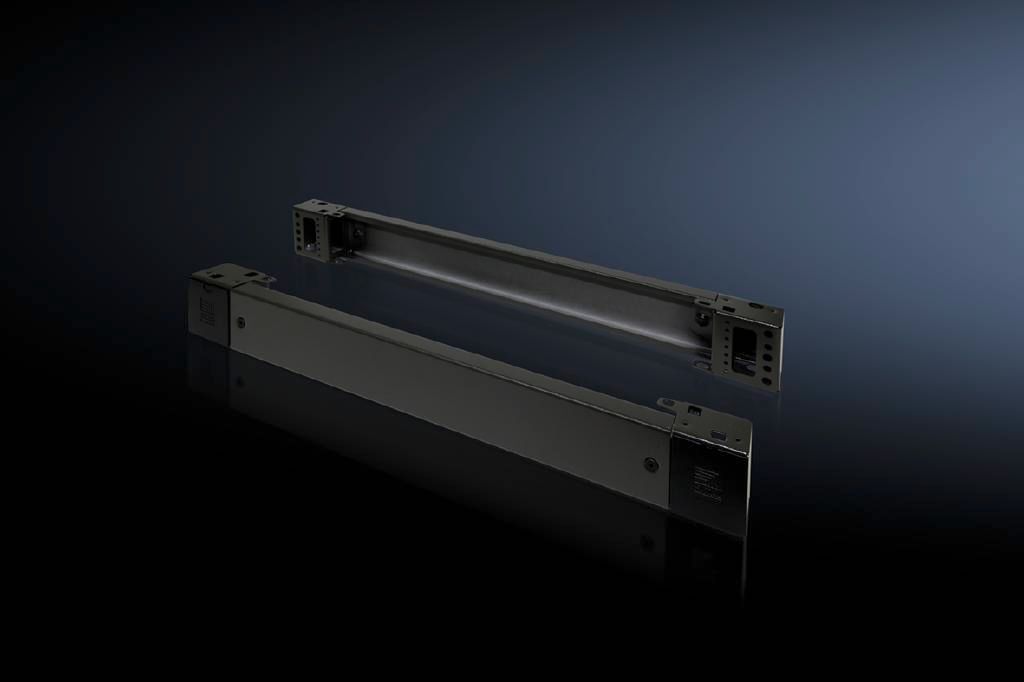 Zocalo Frontal /Posterior 800x100 RAL7022 (2 Un) 8601800 — Rittal — Rittal