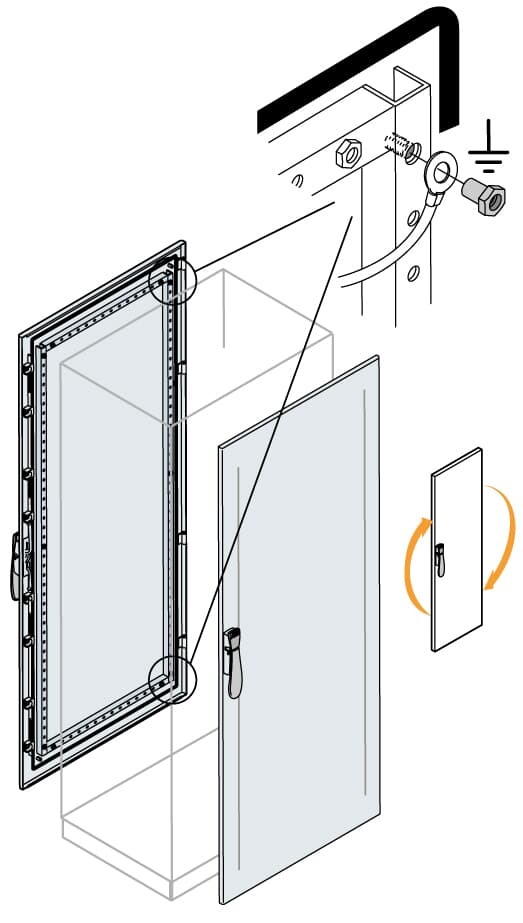 Puerta Ciega 2000x600mm IP65 EC2060K — ABB — ABB