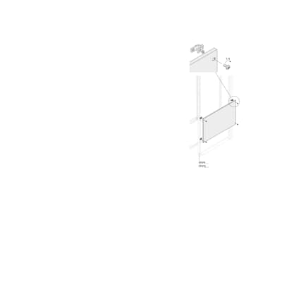 Panel Ciego Plano H=200mm A=600mm PPFB2060 — ABB — ABB