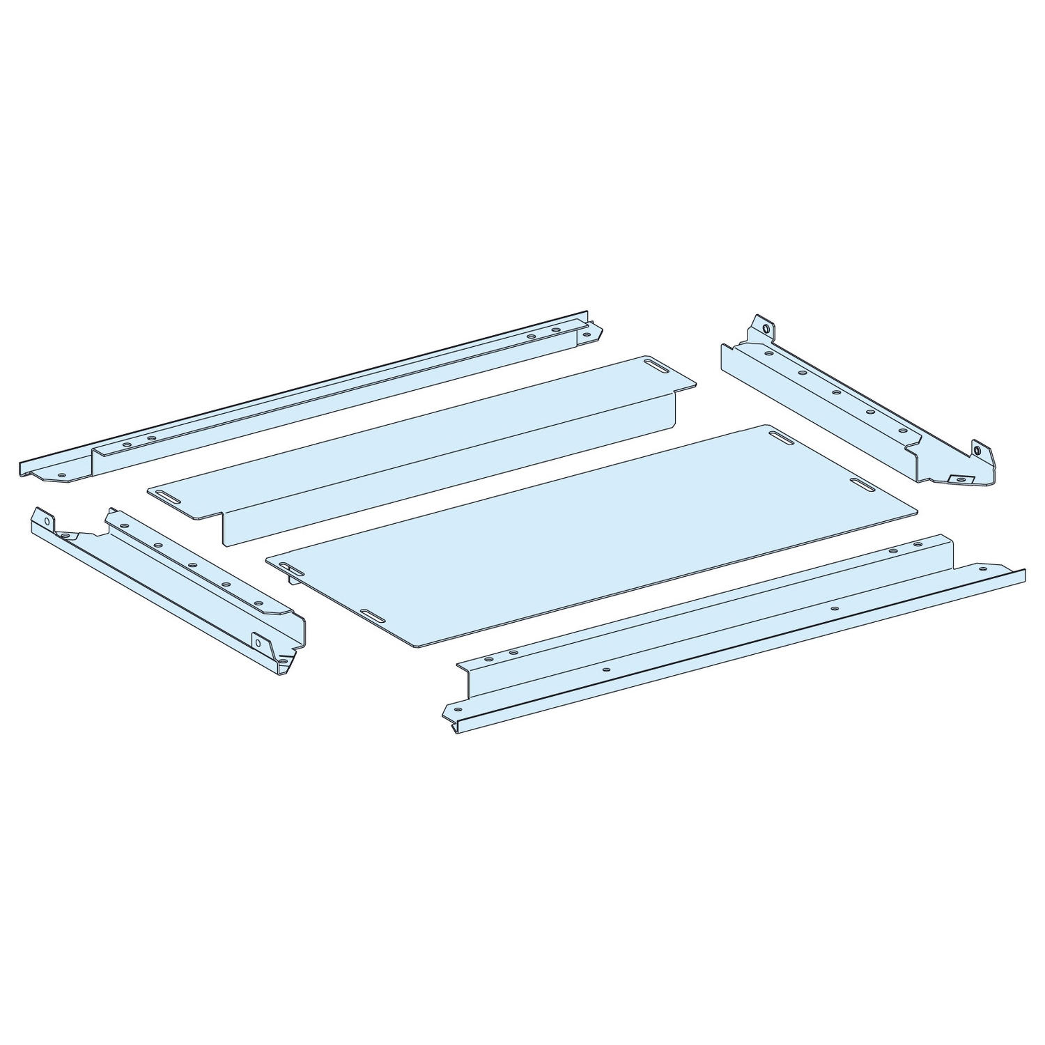 Placa Pasacable IP30 Ancho 650mm Prof 40 8496 — Schneider Electric — Schneider